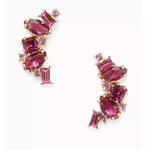 Kate spade cluster gem ear crawlers